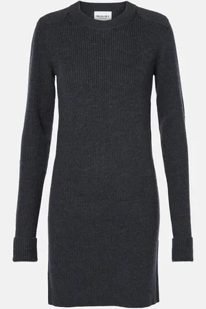 Marant Etoile Abito midi Garner in misto lana