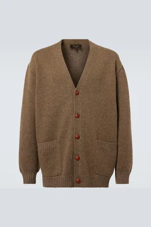 Loro Piana Cardigan oversize Pastore in cashmere