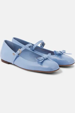VALENTINO GARAVANI Ballerine Mary Jane Romance Bow in vernice