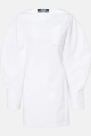 Jacquemus Abito corto Chemise Casaco in cotone