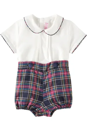 La Coqueta Baby - Polo e shorts Pablo Tartan