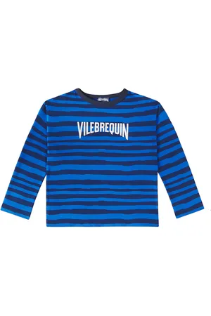 Vilebrequin T-shirt in jersey di cotone a righe