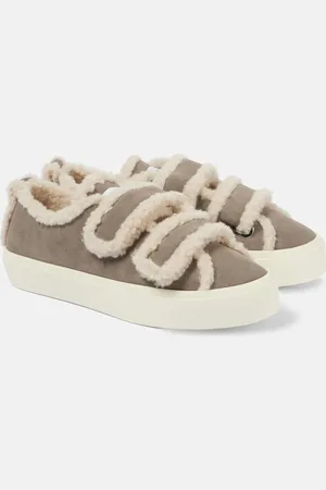 INUIKII Sneakers in suede con shearling