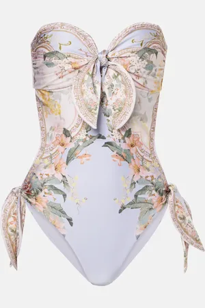 ZIMMERMANN Costume intero Wylie con stampa floreale