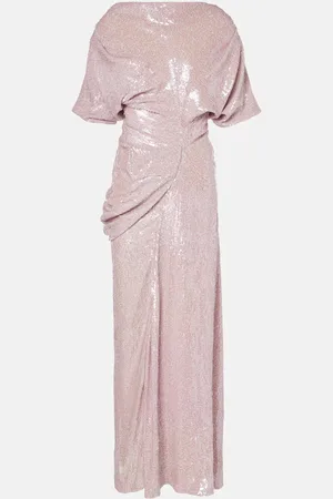 DRIES VAN NOTEN Abito lungo con paillettes