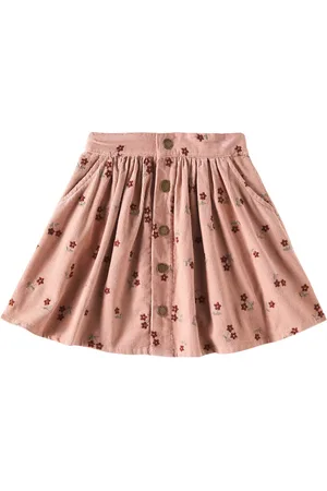 Rylee + Cru Gonna Blossom in cotone con ricamo