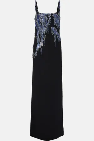 DRIES VAN NOTEN Abito lungo con paillettes