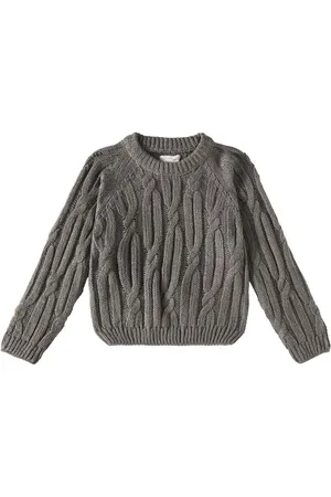 Rylee + Cru Pullover in maglia a trecce