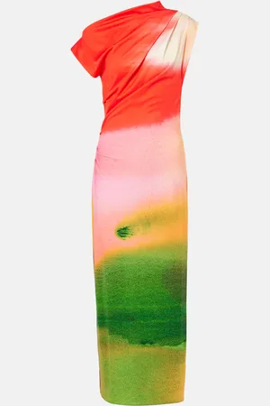 Oscar de la Renta Abito midi in jersey
