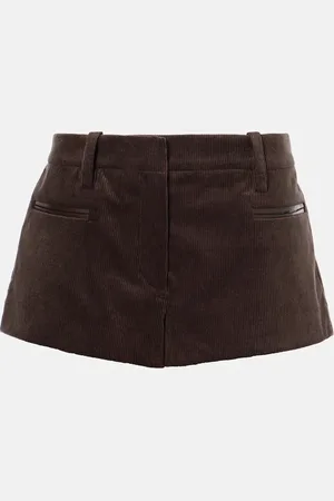 MAGDA BUTRYM Shorts in velluto a coste di cotone