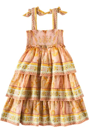ZIMMERMANN Abito Wylie Tiered Shirred in cotone
