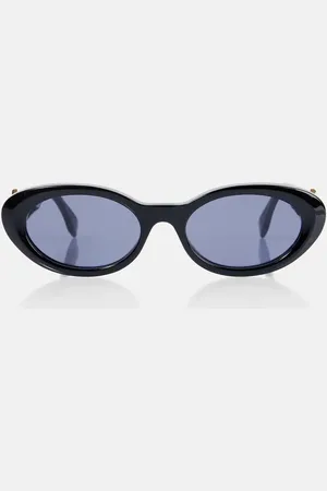 Fendi Occhiali da sole ovali FF Diamonds