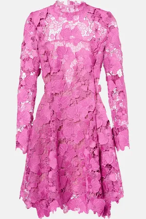 Oscar de la Renta Abito corto in pizzo