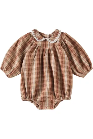 Rylee + Cru Baby - Body in misto lino a quadri