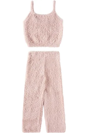 Rylee + Cru Top e pantaloni Fuzzy in maglia