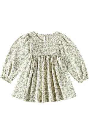 Rylee + Cru Abito Capri in misto lino con stampa