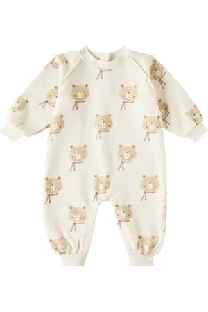 Rylee + Cru Baby - Tutina Bear in misto cotone
