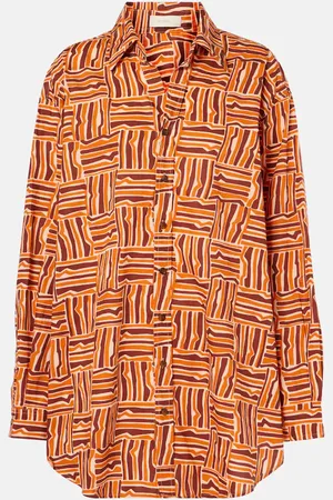 FAITHFULL THE BRAND Camicia in popeline di cotone a righe