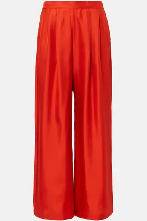 ASCENO Pantaloni a gamba larga Isola in twill