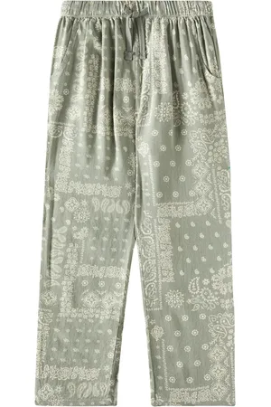 Rylee + Cru Pantaloni Ethan in cotone e lino