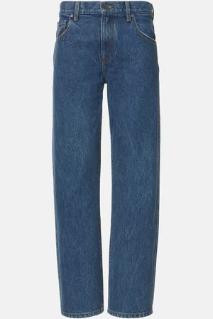 Khaite Jeans Kerrie a gamba larga e vita media