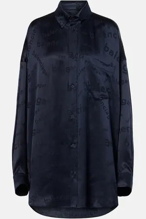 Balenciaga Camicia Cocoon in seta