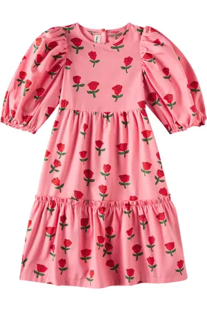 Mini Rodini Abito in cotone Roses