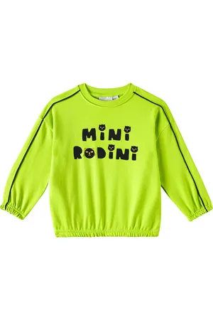 Mini Rodini Felpa Cats in cotone