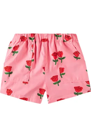 Mini Rodini Shorts Roses in cotone