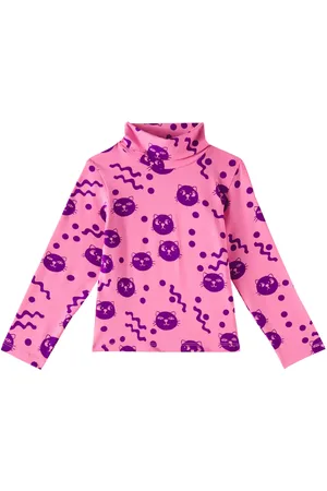Mini Rodini Felpa Squiggly Cats in misto cotone