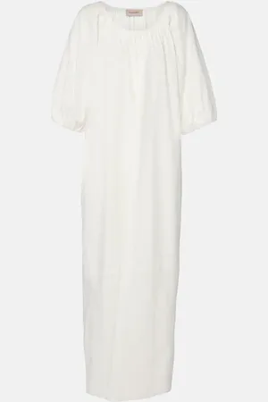 Adriana Degreas Abito lungo Solid in cotone