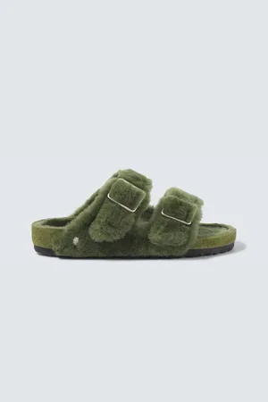 Birkenstock Sandali Arizona 1774 in suede e shearling