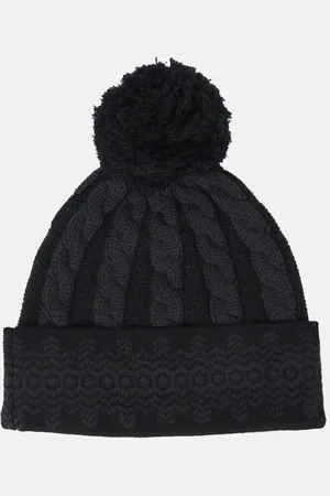 Perfect Moment Berretto Bobble in lana a trecce