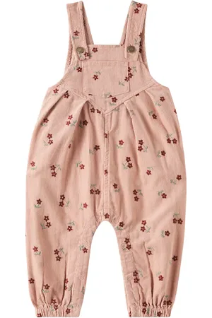 Rylee + Cru Baby - Salopette in cotone con ricamo