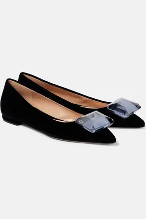 Gianvito Rossi Ballerine Jaipur in velluto