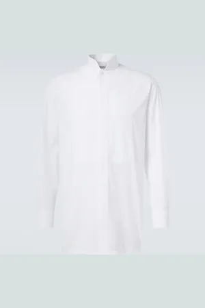 Loro Piana Camicia da smoking in cotone