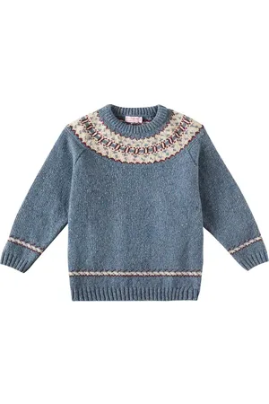 La Coqueta Pullover Goyo Fair Isle in misto lana