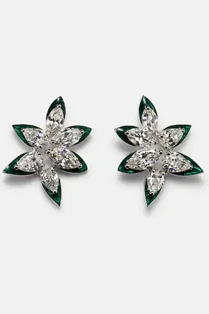 Kamyen Orecchini in oro bianco 18kt con diamanti