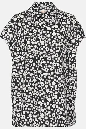 Marni Camicia in popeline di cotone con stampa