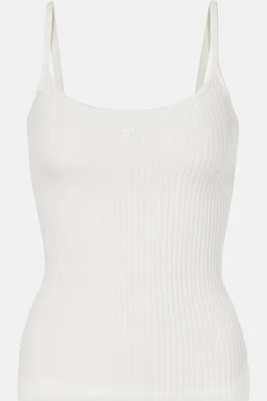 Courrèges Courrèges Top Reedition in maglia a coste