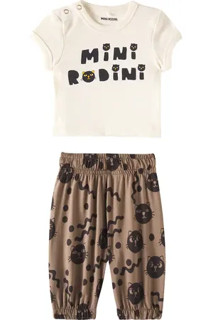 Mini Rodini Baby - T-shirt e pantaloni Cats