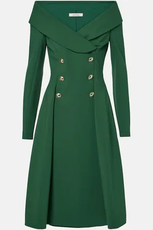 Dorothee Schumacher Abito midi con scollo bardot