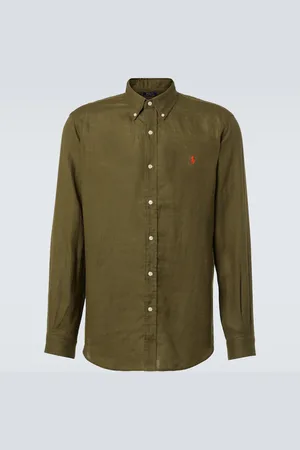 Ralph Lauren Camicia Oxford in lino
