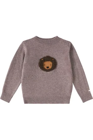 Donsje Pullover Denn in lana con ricamo