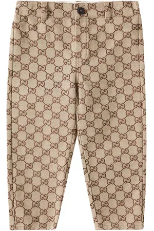 Gucci Baby - Pantaloni GG in canvas
