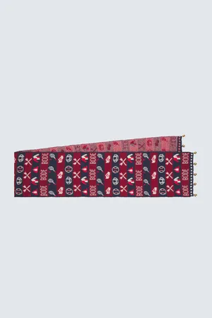 BODE Sciarpa Sporting in jacquard di alpaca