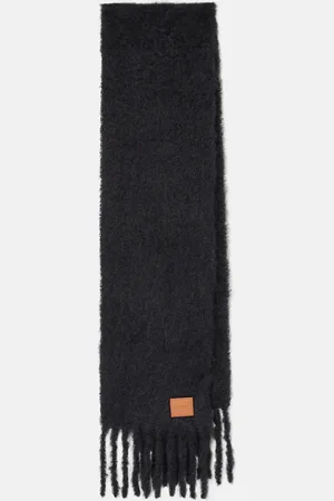Loewe Sciarpa Anagram in misto lana e mohair