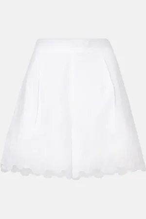 Juliet Dunn Shorts in cotone con ricamo