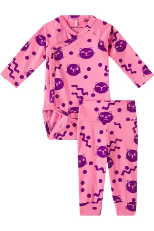 Mini Rodini Baby - Body e leggings Squiggly Cats