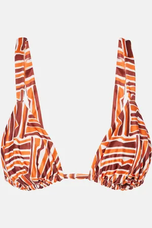 FAITHFULL THE BRAND Top bikini con stampa
